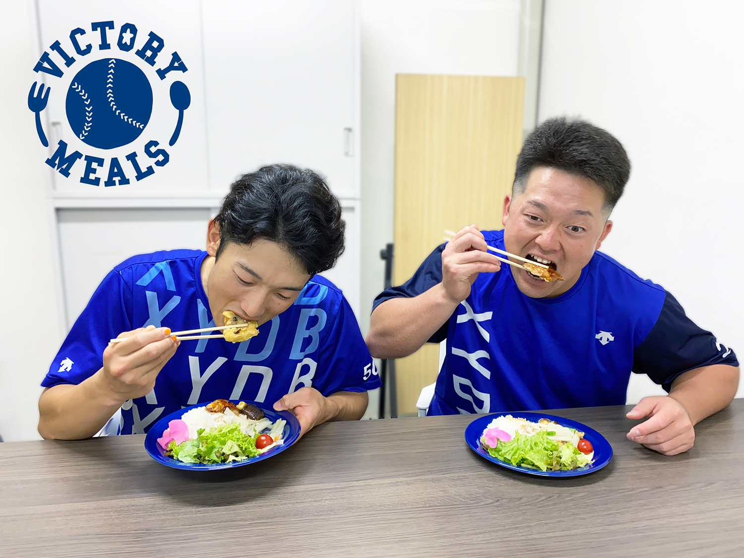 選手食堂と同じメニューがワンプレートに！